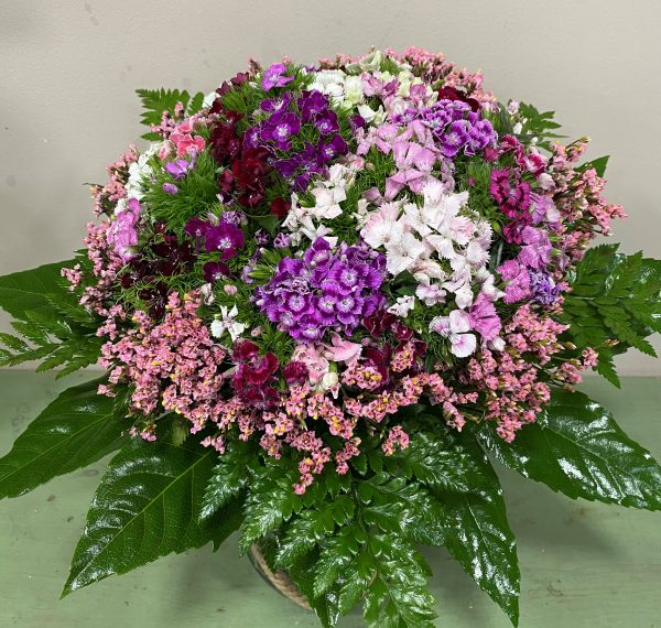 Ramo bouquet clavel poeta - Imagen 2