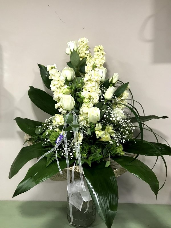 Ramo de flores blancas
