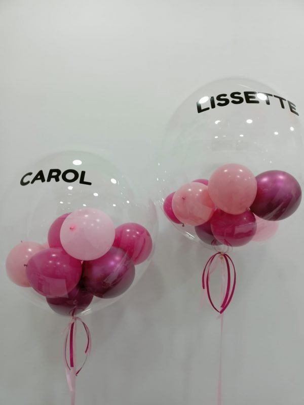 Globus bombolla gran personalitzat amb heli 30 cm diàmetre - Imatge 6