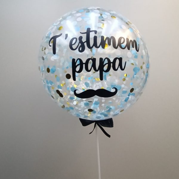 Globus bombolla gran personalitzat amb heli 30 cm diàmetre - Imatge 9