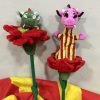 Titella de peluix amb drac (rosa o verd) - Imatge 5