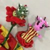 Titella de peluix amb drac (rosa o verd) - Imatge 2