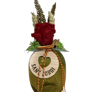 Rosa preservada con jarron